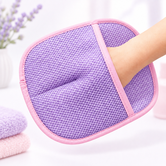 Lavender and Pastel Pink Fur Remover Glove